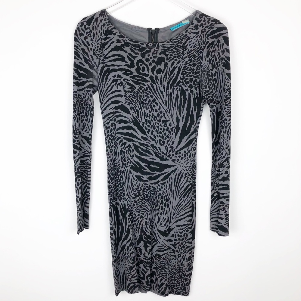 Alice + Olivia Animal Print Dress
